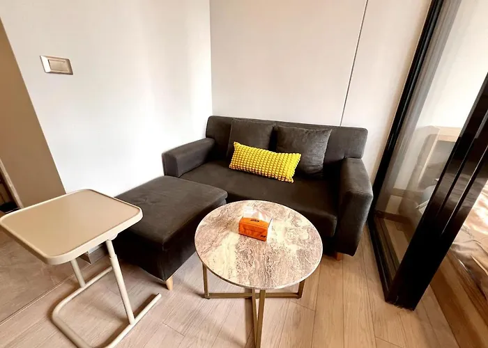 Appartamento Free Parking With Balcony Pool And Gym Mrt 200m Bangkok