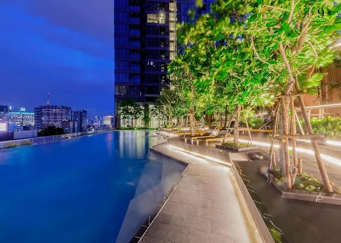 Appartamento Free Parking With Balcony Pool And Gym Mrt 200m Bangkok